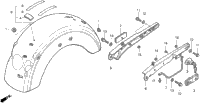 Vt1100c2rear Fender