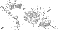 Vt1100c2rear Cylinder Head