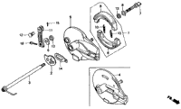 Rear Brake Panel 85-90