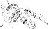 Cm400c Rear Wheel 81