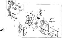 Fr. Brake Caliper 84-86
