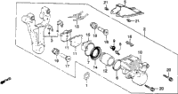 Rear Brake Caliper 80-81