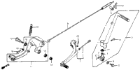 Shift Pedal + Kick Starter Arm + Brake Pedal 82
