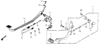 Brake Pedal + Gearshift Pedal