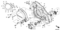 Right Crankcase Cover @Water Pump