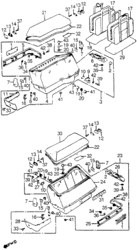 1200I/A Saddlebag 84-85