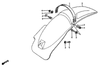 Rear Fender 80-81