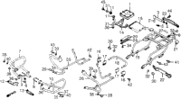 120I/A/Lengine Guard + Saddlebag Stay 84-85