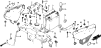 Cx500d Side Cover + Battery
