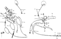 Handle Lever + Switch + Cables