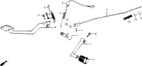 Vt500ft Brake Pedal + Gearshift Pedal