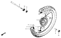 Front Wheel 82-83