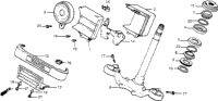 Vt500c Steering Stem 83-84