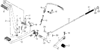 Brake Pedal + Change Pedal + Kick Starter Arm