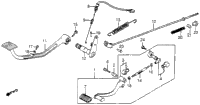 Brake Pedal + Gearshift Pedal