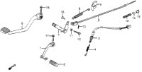 Brake Pedal + Change Pedal
