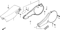 Seat + Side Cover 81-82