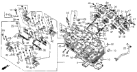 Cylinder Head + Oil Feed Pipe