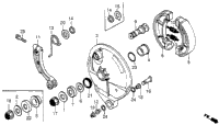 Rear Brake Panel 84-86
