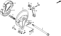 Rear Brake Panel 80-81
