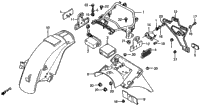 Rear Fender + Spark Unit
