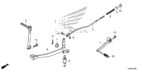Brake Pedal@Kick Starter Arm