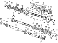 Transmission + Kick Spindle