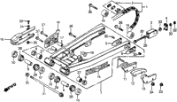 Swingarm + Drive Chain 82