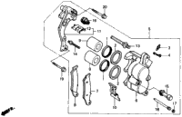 Fr. Brake Caliper 87-89