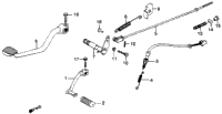 Brake Pedal + Change Pedal