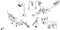 Brake Pedal + Gearshift Pedal + Side Stand