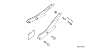 Backrest Rr. Carrier Mount Brackets