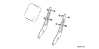 Deluxe Chrome Backrest With Pad