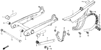 Swingarm + Chain Case