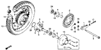 Cb750k Rear Wheel