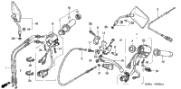 Handle Lever + Switch + Cable