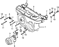 Transmission Cover + Water Pump