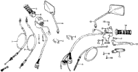 Control Levers + Cables + Switches