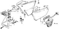 Side Cover + Rectifier 84