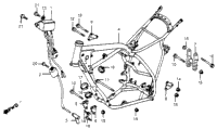 Frame + Ignition Coil + C.D.I. Unit 82