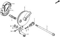 Rear Brake Panel 82-83