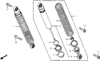 Rear Shock Absorber 78-79