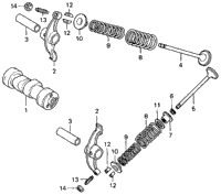 Camshaft + Valve