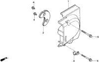 Left Rear Crankcase Cover