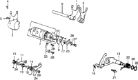 Gearshift + Spindle Spindle