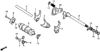 Shift Drum + Shift Fork