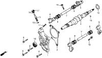Camshaft + Lower Rocker Arm