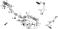 Step + Kick Starter Arm + Shift Pedal