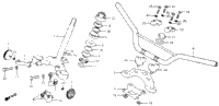 Handlebar + Top Bridge + Steering Stem 80-82