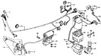 Wire Harness + Ignition Coil + Battery